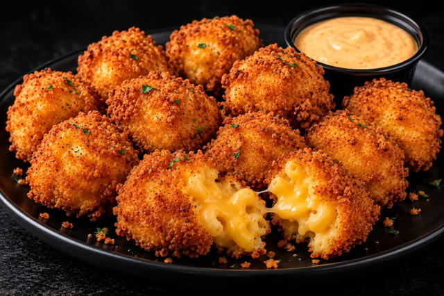 12 PC Mac N Cheese Bites.