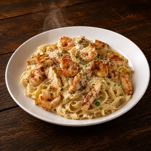 Fettuccine Alfredo.