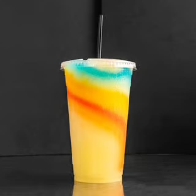 Frozen Lemonade Slushy.